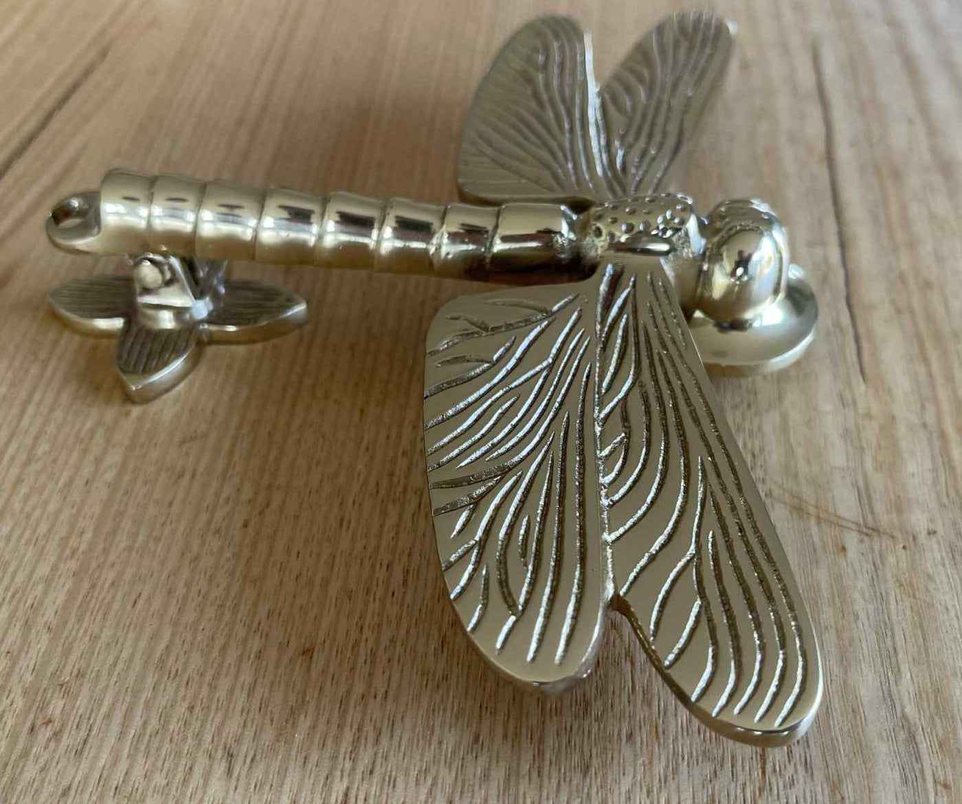 SOLID BRASS DRAGONFLY DOOR KNOCKER