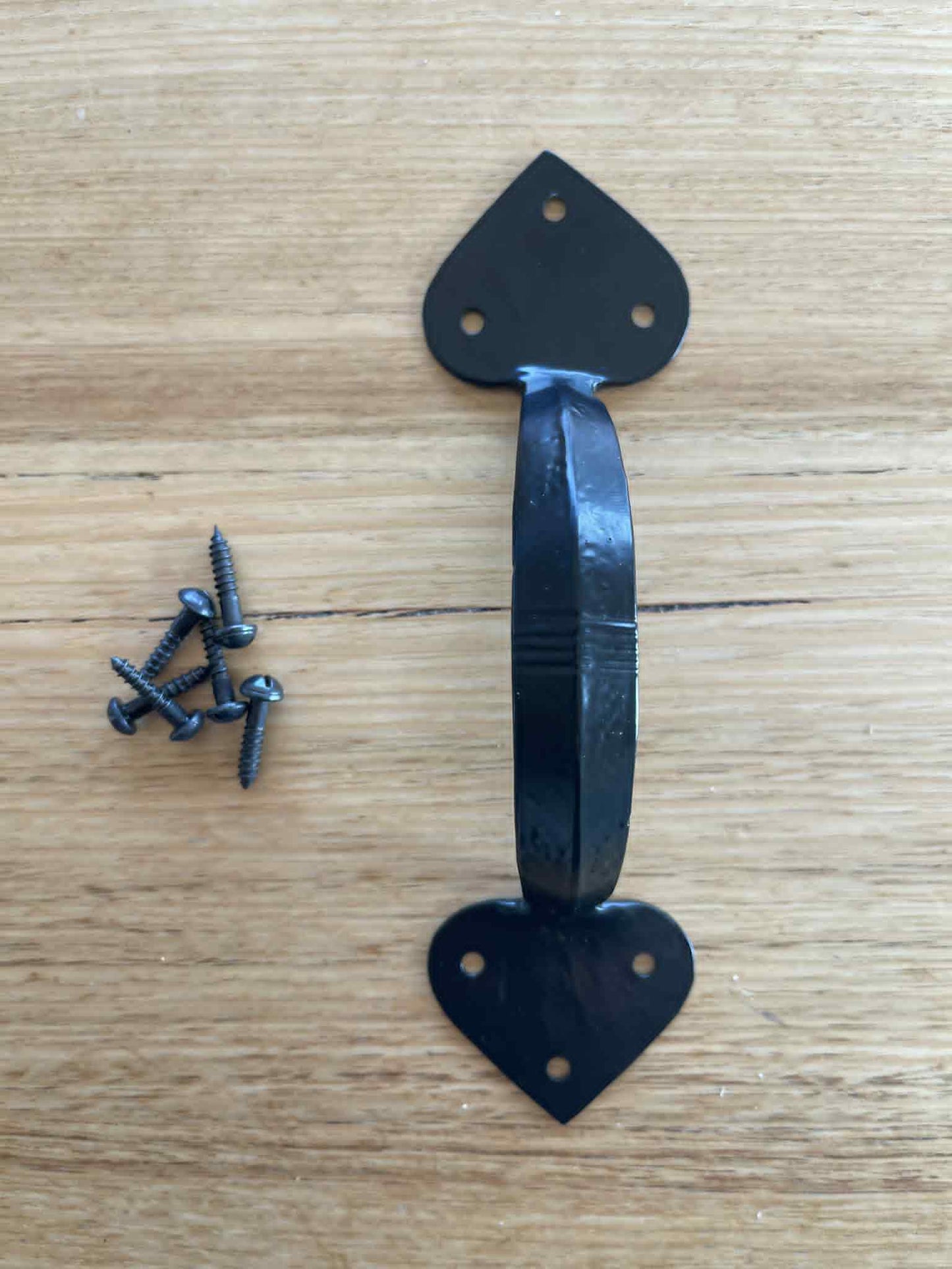 BLACKSMITH HAND FORGED GOTHIC PULL HANDLE