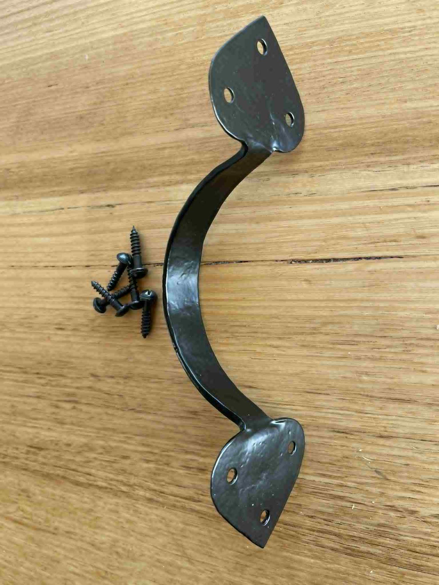 BLACKSMITH HAND FORGED GOTHIC PULL HANDLE