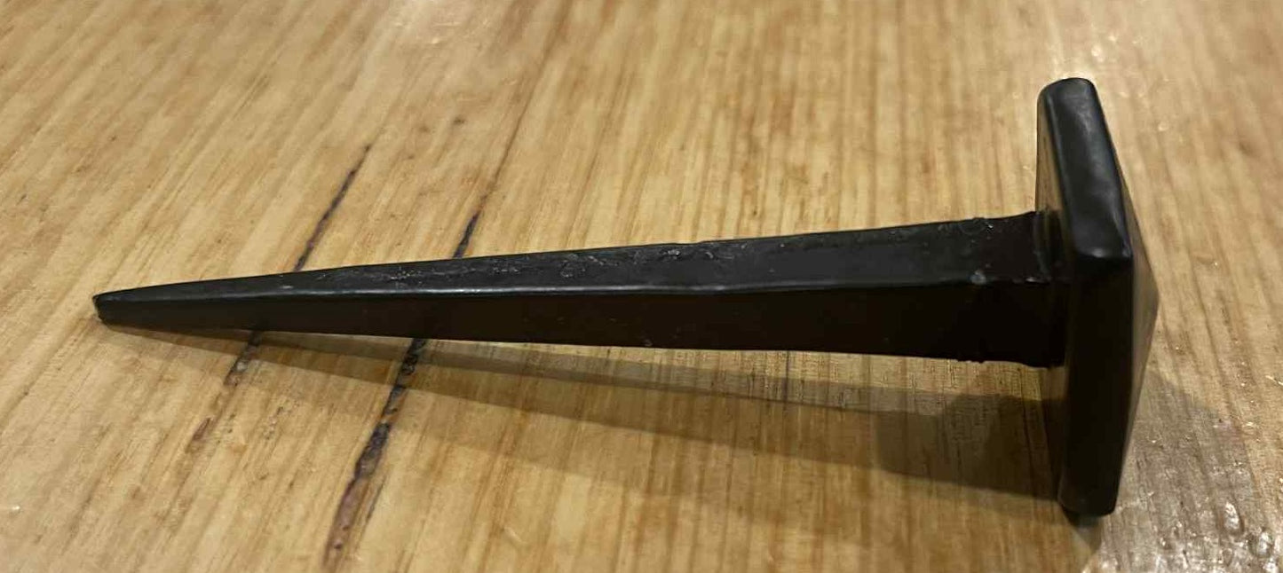 HAND FORGED DECORATIVE NAIL - BEESWAX FINISH