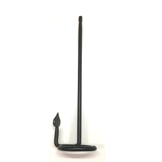 HAND FORGED ARROW HEAD LONG TOILET ROLL HOLDER - BEESWAX FINISH