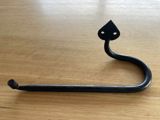 HAND FORGED TOILET ROLL HOLDER - BEESWAX FINISH