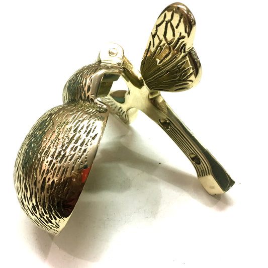 POLISHED BRASS BEE DOOR KNOCKER