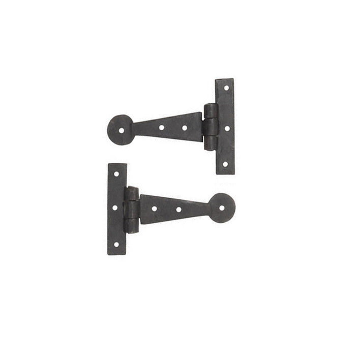 HAND FORGED 4″ BEAN T HINGE BEESWAX FINISH